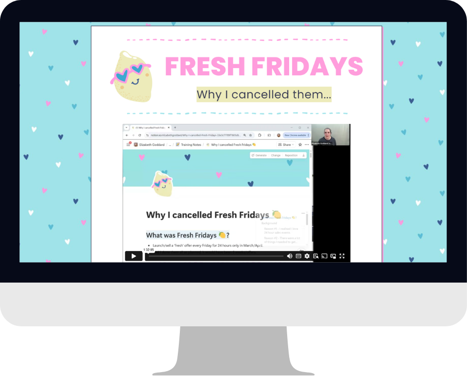 Fresh Debrief mockup